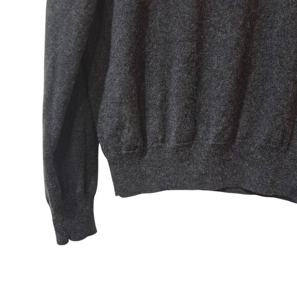 Banana Republic Men's Charcoal Silk/Cashmere Knit Crew Neck Sweater EUC - Picture 7 of 10
